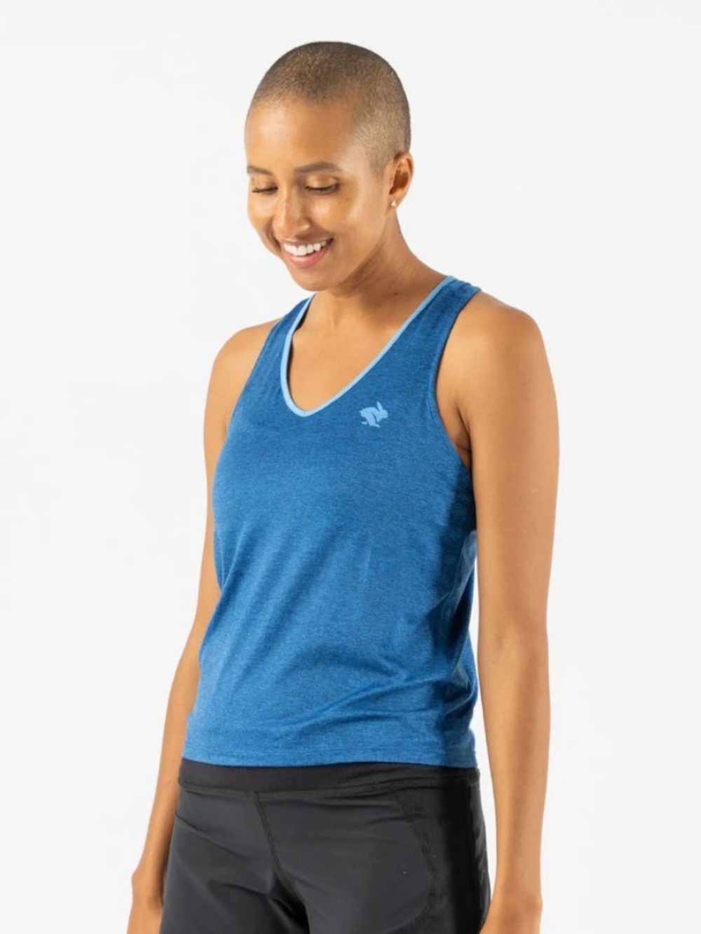 Rabbit EZ Vee Tank Top - Classic Blue - Size S
